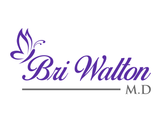 Bri Walton M.D. logo design by IrvanB