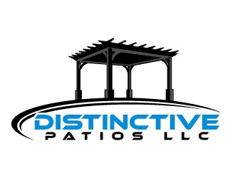Distinctive Patios LLC logo design by daywalker
