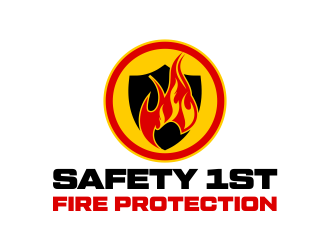 SAFETY 1ST FIRE PROTECTION logo design by beejo