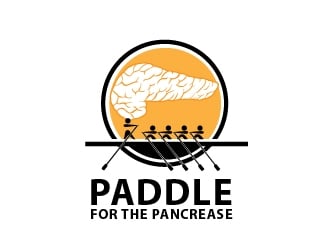 Paddle For The Pancreas logo design by Cyds