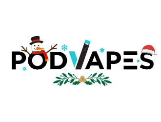 PodVapes logo design by nexgen