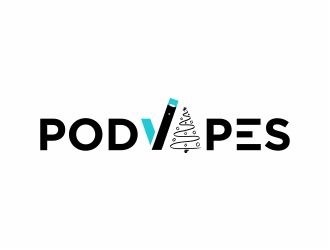 PodVapes logo design by 48art