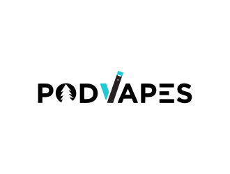 PodVapes logo design by imagine