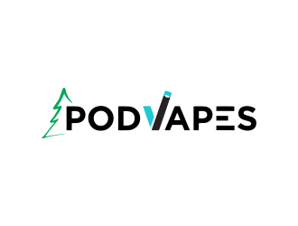 PodVapes logo design by akhi