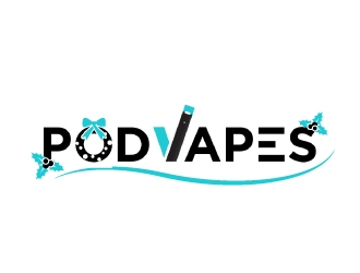 PodVapes logo design by ElonStark