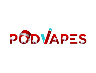 PodVapes logo design by keylogo