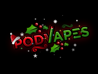 PodVapes logo design by schiena