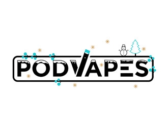 PodVapes logo design by LogoInvent