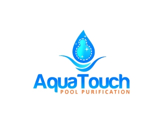 Aqua Touch Pool Purification logo design by Rock