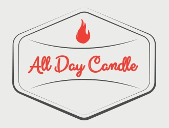 All Day Candles logo design by heba