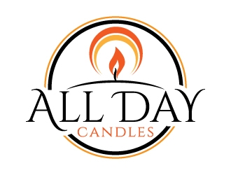 All Day Candles logo design by jaize