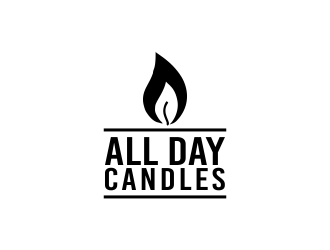 All Day Candles logo design by akhi