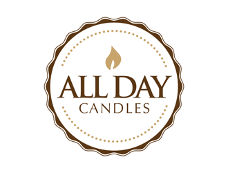 All Day Candles logo design by kunejo