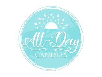 All Day Candles logo design by schiena