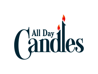 All Day Candles logo design by ekitessar
