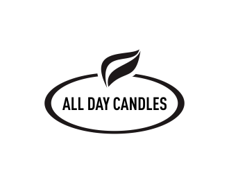 All Day Candles logo design by Greenlight