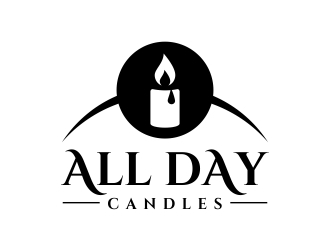 All Day Candles logo design by excelentlogo