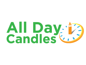All Day Candles logo design by reight