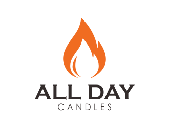 All Day Candles logo design by done