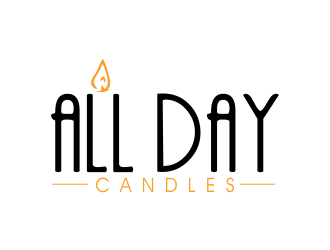 All Day Candles logo design by qqdesigns