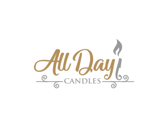 All Day Candles logo design by gcreatives