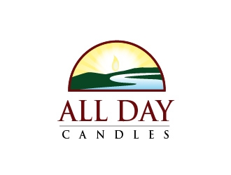 All Day Candles logo design by usef44