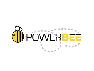 PowerBee logo design by MarkindDesign
