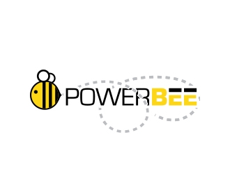 PowerBee logo design by MarkindDesign