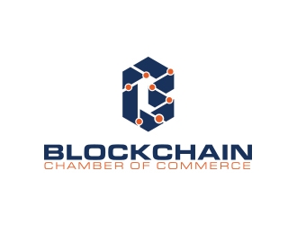 Blockchain Chamber of Commerce logo design by MarkindDesign