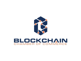 Blockchain Chamber of Commerce logo design by MarkindDesign