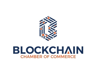 Blockchain Chamber of Commerce logo design by MarkindDesign