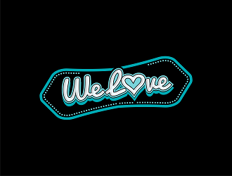 We Love logo design by Republik