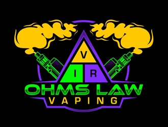 Ohms Law Vaping  logo design by DreamLogoDesign