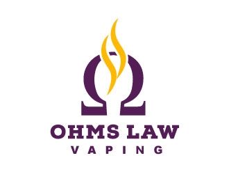 Ohms Law Vaping  logo design by Suvendu