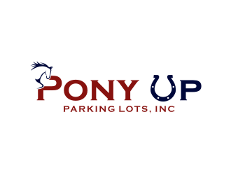 Pony Up Parking Lots, Inc logo design by nurul_rizkon