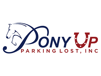 Pony Up Parking Lots, Inc logo design by zeta