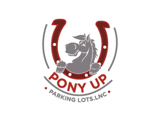 Pony Up Parking Lots, Inc logo design by cybil
