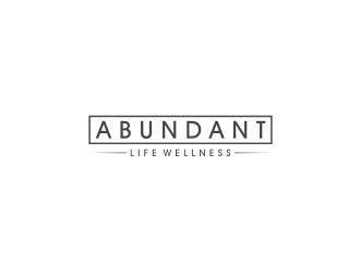 Abundant Life Wellness logo design by bricton