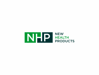 New Health Products OR NHP logo design by haidar