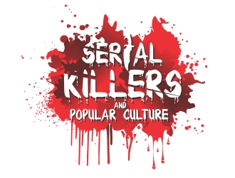 serial killers and popular culture logo design by ruki