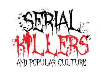 serial killers and popular culture logo design by shere