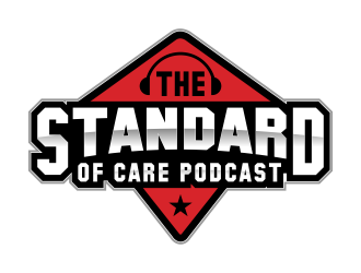 The Standard of Care Podcast logo design by Hidayat