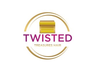 TWISTED TREASURES HAIR logo design by EkoBooM