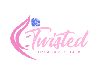 TWISTED TREASURES HAIR logo design by AisRafa