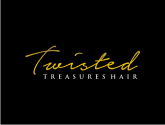 TWISTED TREASURES HAIR logo design by bricton