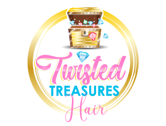 TWISTED TREASURES HAIR logo design by prodesign
