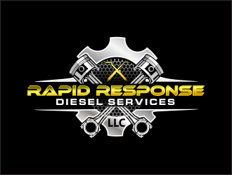 Rapid Response Diesel Services LLC logo design by bosbejo