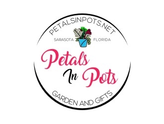 Petals In Pots logo design by dibyo
