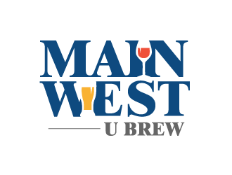 Main West U Brew  logo design by prodesign