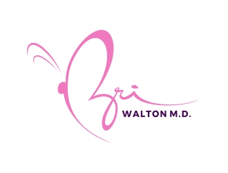 Bri Walton M.D. logo design by Mbezz